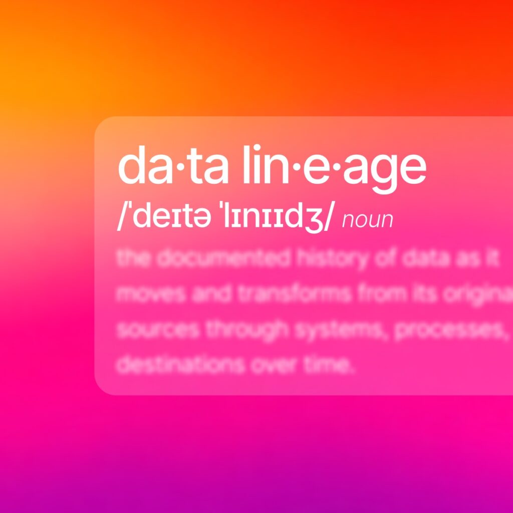 Data lineage : une tentative de définition